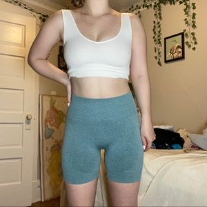 Blue Biker/Workout Shorts